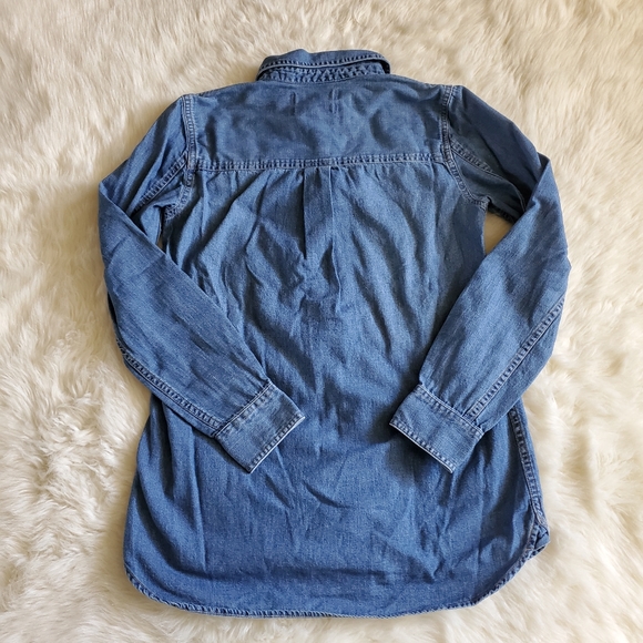 Madewell Denim Classic Ex-Boyfriend Shirt in Kylemore Wash Size XS - Picture 8 of 14
